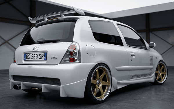 Paragolpes trasero para Renault Clio 98 - Radical