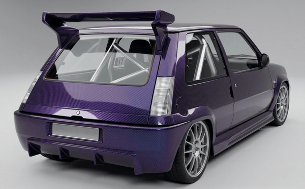 Paragolpes trasero para Renault Super 5 - Matrix