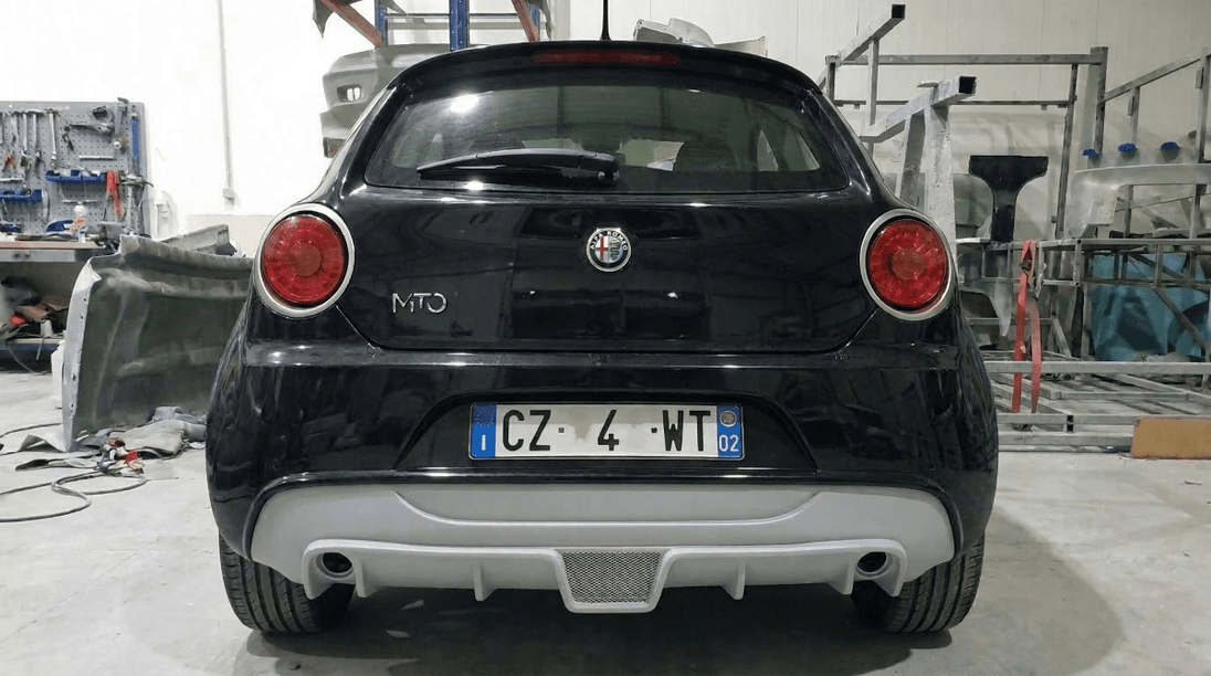 Rear Diffuser Alfa Romeo Mito GTA Look 2008-2018 - Componor - 0105097