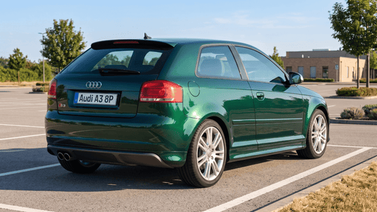Rear Diffuser Audi A3 8P Sportback Look S3 2003-2008 - Difusor - Componor - 0105143