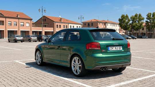 Rear Diffuser Audi A3 8P Sportback Look S3 2003-2008 - Difusor - Componor - 0105143