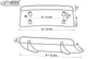 Rear Diffusor U-Diff for MERCEDES B-class T 245 - RDX - Rear Diffuser Universal - RDX - RDHAD1-012