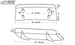 Rear Diffusor U-Diff for MERCEDES CLS-Class C219 - RDX - Rear Diffuser Universal - RDX - RDHAD1-007