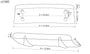 Rear Diffusor U-Diff XL for MERCEDES CL-Class C216 - RDX - Rear Diffuser Universal - RDX - RDHAD4-003