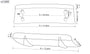 Rear Diffusor U-Diff XL for SKODA Superb 3 3V 2015+ - RDX - Rear Diffuser Universal - RDX - RDHAD4-001