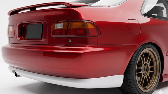 Rear Lower Bumper Spoiler Honda Civic MK5 EJ Coupe 1992-1995 - Difusor - Componor - 0105009