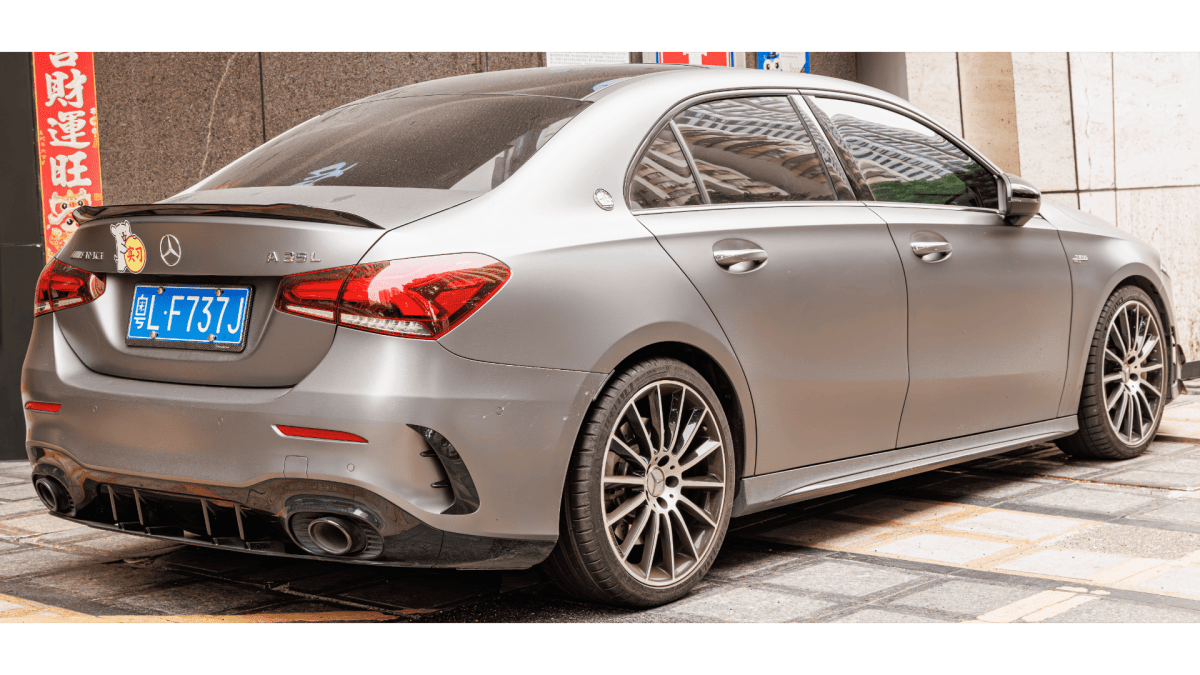 Rear Wing Spoiler Mercedes A-Class Sedan V177 A45 A35 AMG Look 2018-Present - Spoilers - Componor - 0103121