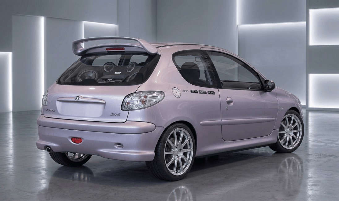 Rear Wing Spoiler Peugeot 206 - Bruma Mágica - 0103024