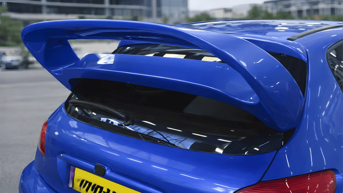 Rear Wing Spoiler Peugeot 206 WRC Look - Aileron - Interno - 0103007