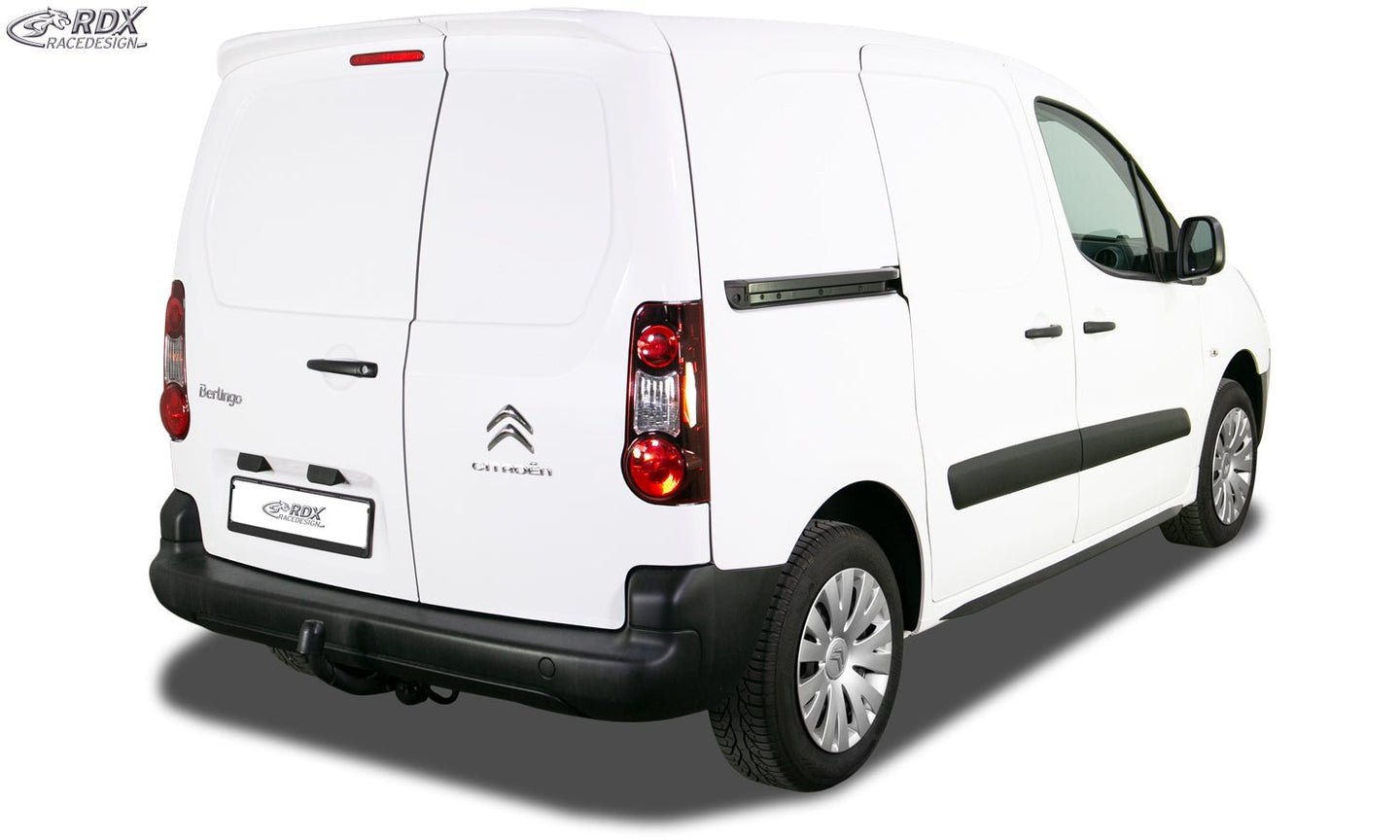 Roof Spoiler for CITROEN Berlingo, PEUGEOT Partner & Rifter, OPEL Combo, TOYOTA ProAce City Rear Wing doors Barn Doors - RDX - RDX - RDDS132