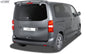 Roof Spoiler for CITROEN Jumpy / Dispatch & SpaceTourer, FIAT Scudo & Ulyssee, OPEL / VAUXHALL Zafira & Vivaro, PEUGEOT Expert & Traveller, TOYOTA Proace & Proace Verso (V) Single Trunk Spoiler Rear Spoiler Wing - RDX - RDX - RDDS208