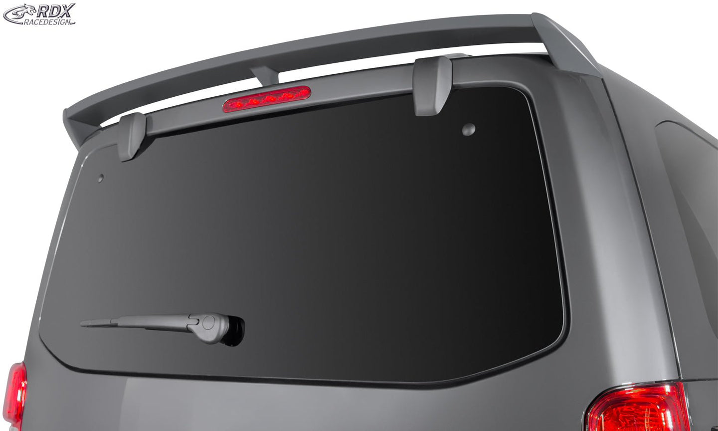 Roof Spoiler for CITROEN Jumpy / Dispatch & SpaceTourer, FIAT Scudo & Ulyssee, OPEL / VAUXHALL Zafira & Vivaro, PEUGEOT Expert & Traveller, TOYOTA Proace & Proace Verso (V) Single Trunk Spoiler Rear Spoiler Wing - RDX - RDX - RDDS208