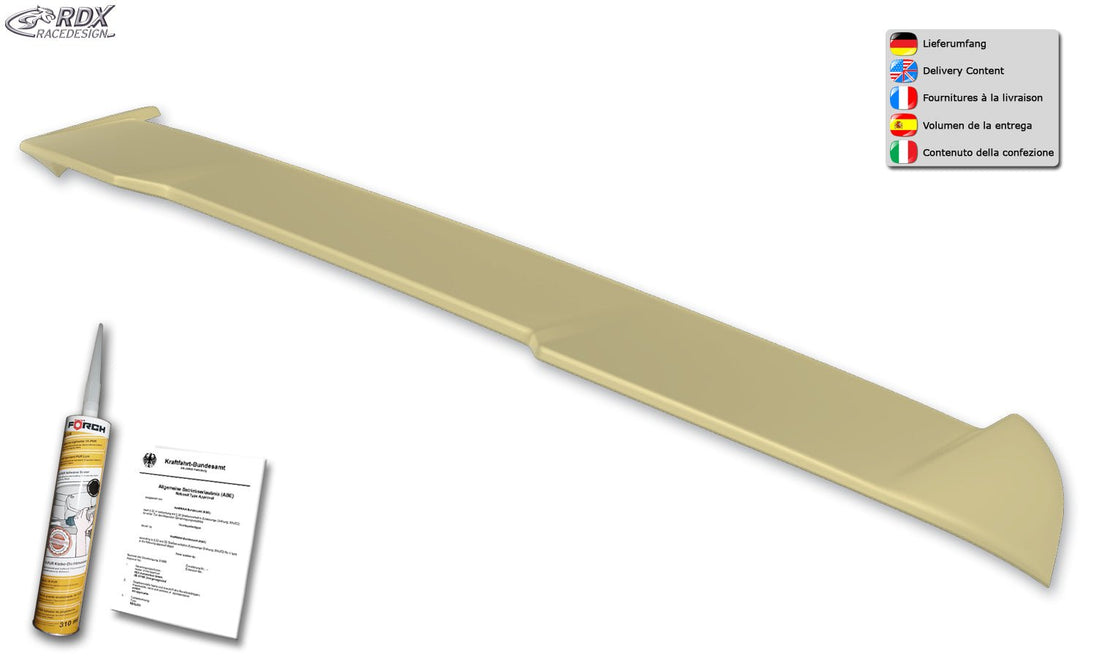 Roof Spoiler for DACIA Sandero 3 (DJF) 2020+ Rear Wing Trunk Spoiler - RDX - RDX - RDDS170