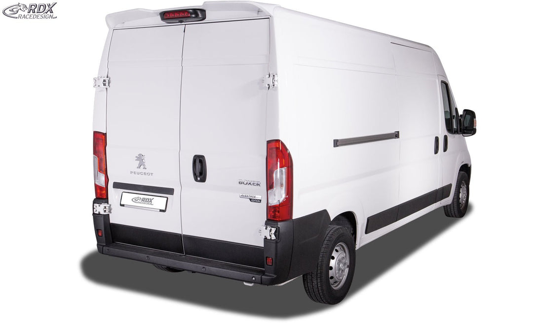 Roof Spoiler for FIAT Ducato & CITROEN Jumper / Relay & OPEL / VAUXHALL Movano & PEUGEOT Boxer & TOYOTA Proace Max & IVECO eSuperJolly & RAM ProMaster (H2) Trunk Spoiler - RDX - RDX - RDDS159