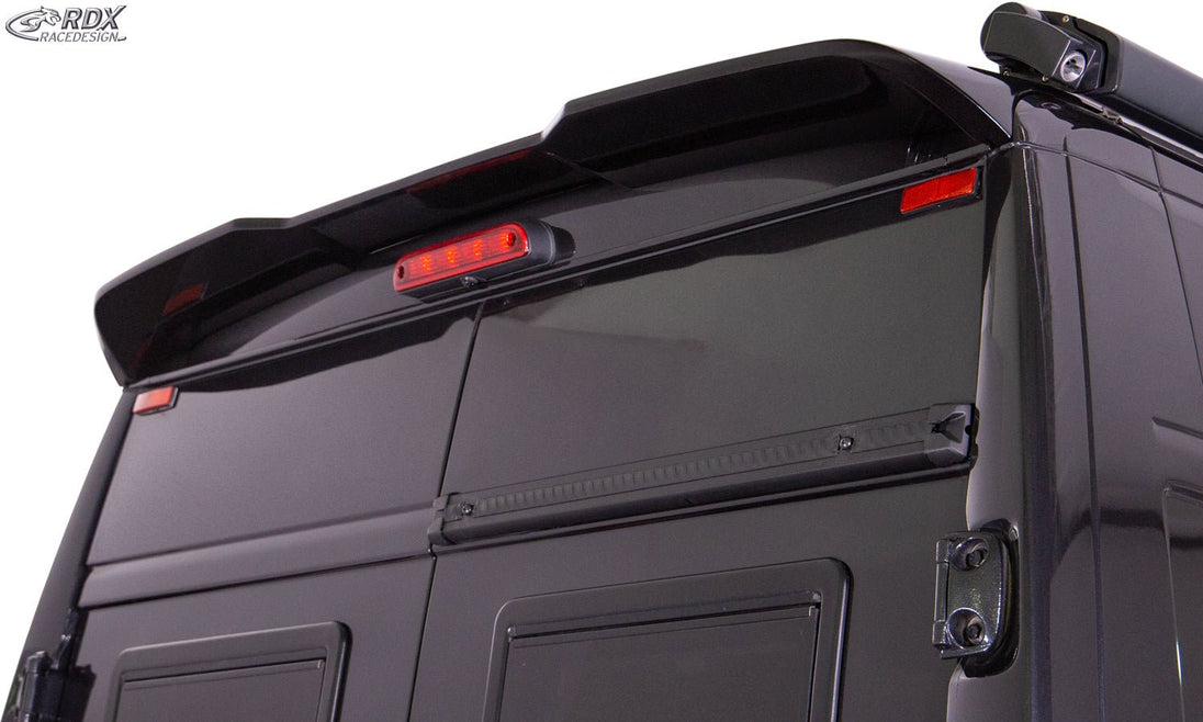 Roof Spoiler for FIAT Ducato & CITROEN Jumper / Relay & OPEL / VAUXHALL Movano & PEUGEOT Boxer & TOYOTA Proace Max & IVECO eSuperJolly & RAM ProMaster (H2) Trunk Spoiler - RDX - RDX - RDDS159
