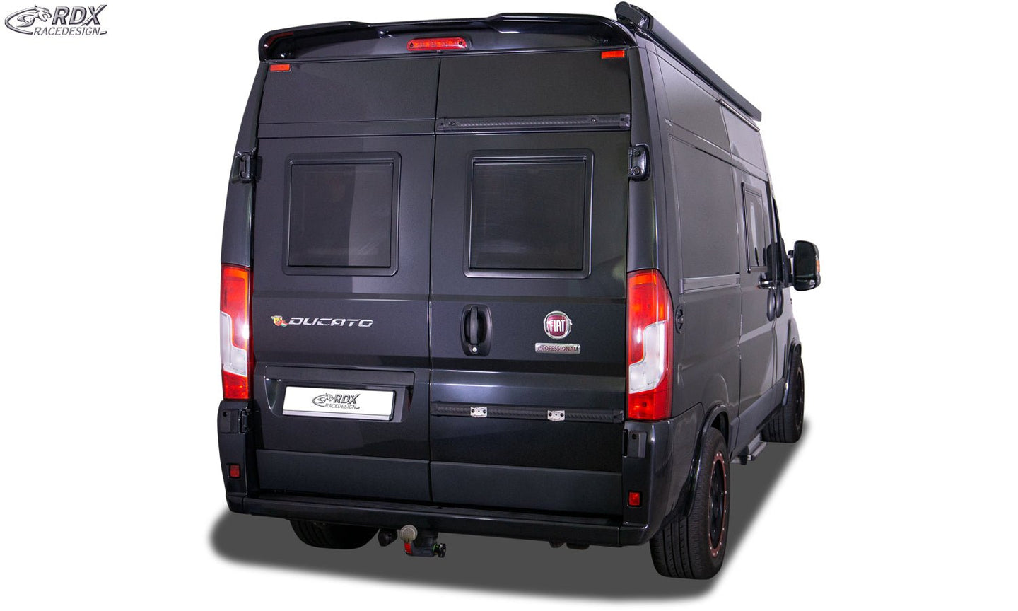 Roof Spoiler for FIAT Ducato & CITROEN Jumper / Relay & OPEL / VAUXHALL Movano & PEUGEOT Boxer & TOYOTA Proace Max & IVECO eSuperJolly & RAM ProMaster (H2) Trunk Spoiler - RDX - RDX - RDDS159