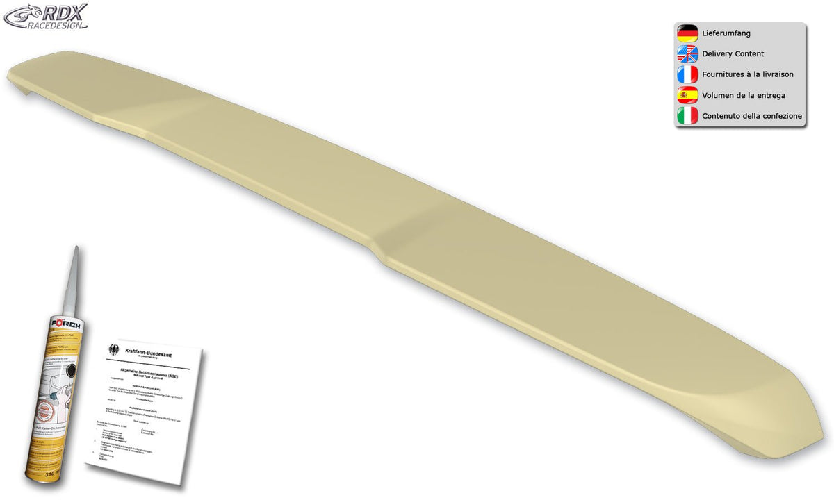 Roof Spoiler for MERCEDES Vito & V-Class W447 (2014-present) (for Tailgate / Single Trunk) Rear Wing Trunk Spoiler - RDX - Rear Spoiler - RDX - RDDS165