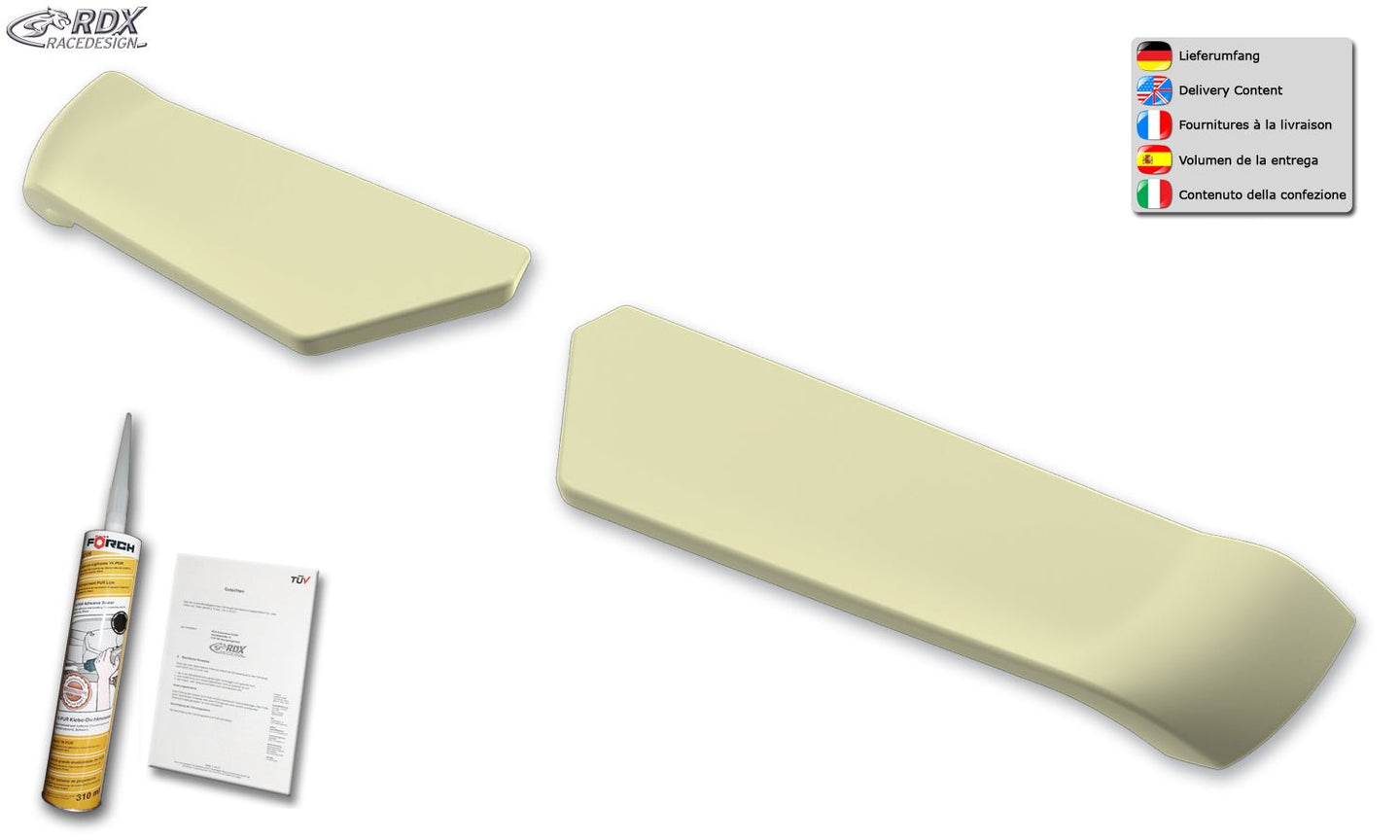Roof Spoiler for MERCEDES Vito & Viano 639 (2003-2014) (for Tailgate / Single Trunk) Rear Wing Trunk Spoiler - RDX - Rear Spoiler - RDX - RDDS172