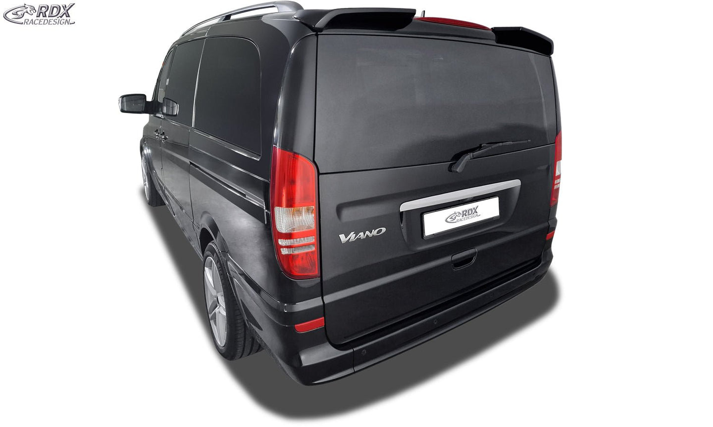Roof Spoiler for MERCEDES Vito & Viano 639 (2003-2014) (for Tailgate / Single Trunk) Rear Wing Trunk Spoiler - RDX - Rear Spoiler - RDX - RDDS172