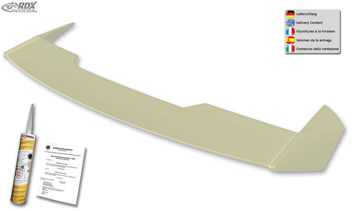 Roof Spoiler for OPEL Astra K (2015-2021) Rear Wing Trunk Spoiler - RDX - Rear Spoiler - RDX - RDDS166