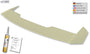 Roof Spoiler for OPEL Astra K (2015-2021) Rear Wing Trunk Spoiler - RDX - Rear Spoiler - RDX - RDDS166
