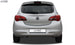 Roof Spoiler for OPEL Corsa E (3-doors) - RDX - Rear Spoiler - RDX - RDDS115
