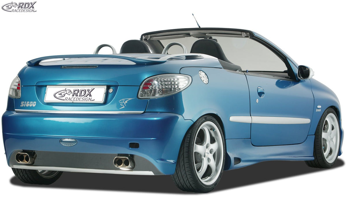 Roof Spoiler for PEUGEOT 206 CC - RDX - Rear Spoiler - RDX - RDDS047B