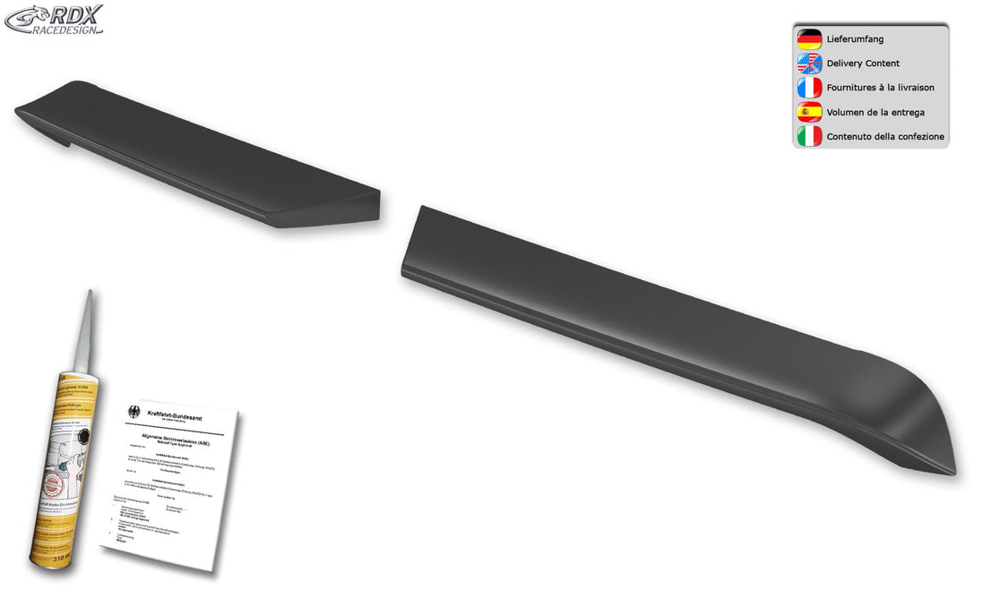 Roof Spoiler for RENAULT Master H2 & NISSAN Interstar H2 (2024-present) Rear Spoiler Wing - RDX - Rear Spoiler - RDX - RDDS205