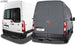 Roof Spoiler for RENAULT Master H2 & OPEL / VAUXHALL Movano H2 & NISSAN NV400 H2 & NISSAN Interstar H2 Rear Spoiler Wing - RDX - Rear Spoiler - RDX - RDDS182