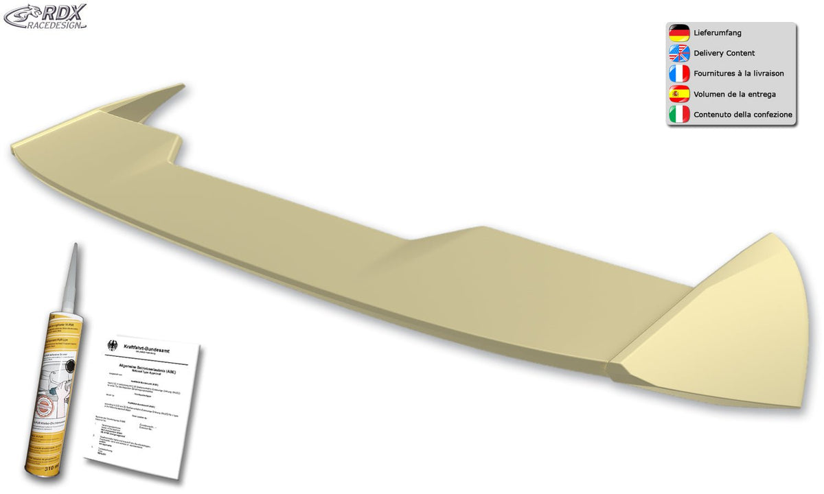 Roof Spoiler for SEAT Leon KL & CUPRA Leon KL (2020+) Rear Wing Trunk Spoiler - RDX - Rear Spoiler - RDX - RDDS167