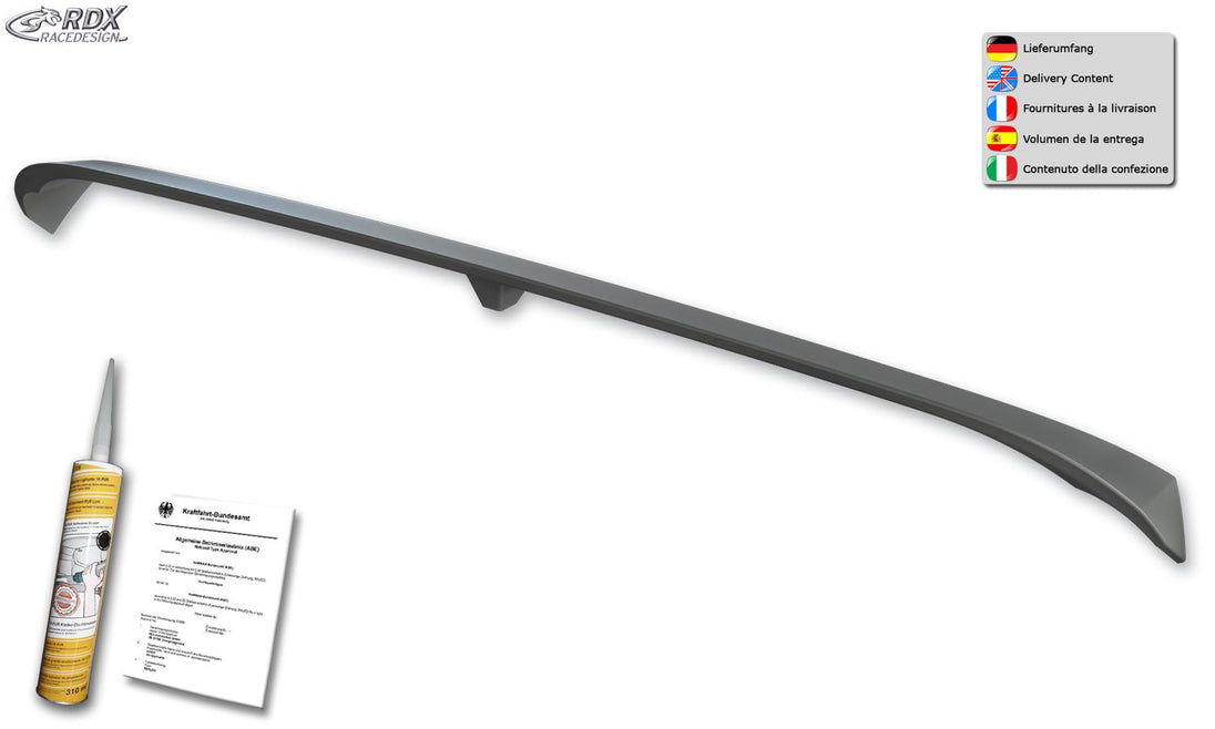 Roof Spoiler for VW T7 Multivan / California (ST / 2021+) Tailgate Spoiler - RDX - Rear Spoiler - RDX - RDDS183