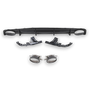 Rear Diffuser + Exhaust Tips Audi A6 C7 (2015-2018) – view 3