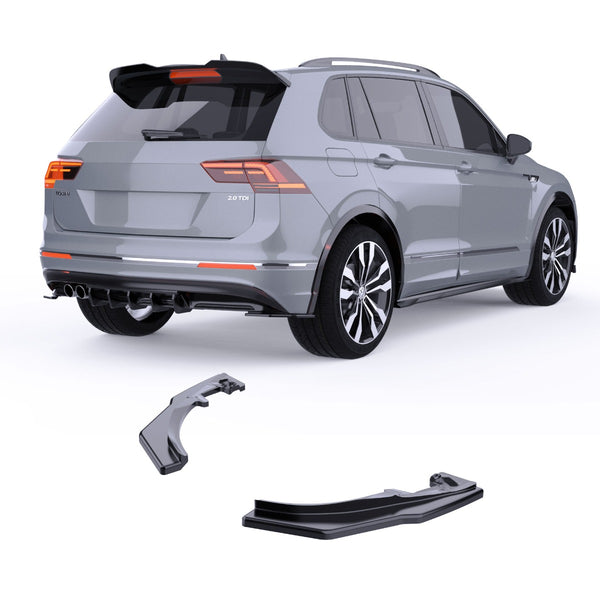 Heck-Seitensplitter Volkswagen Tiguan MK2 R-Line (2015-2020) - APEX Glanzschwarz