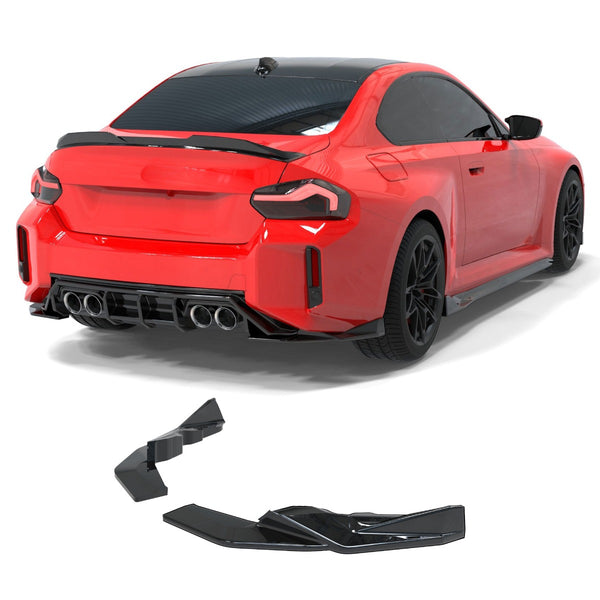 Heck-Seitensplitter BMW M2 G87 (2023+) - APEX Glanzschwarz