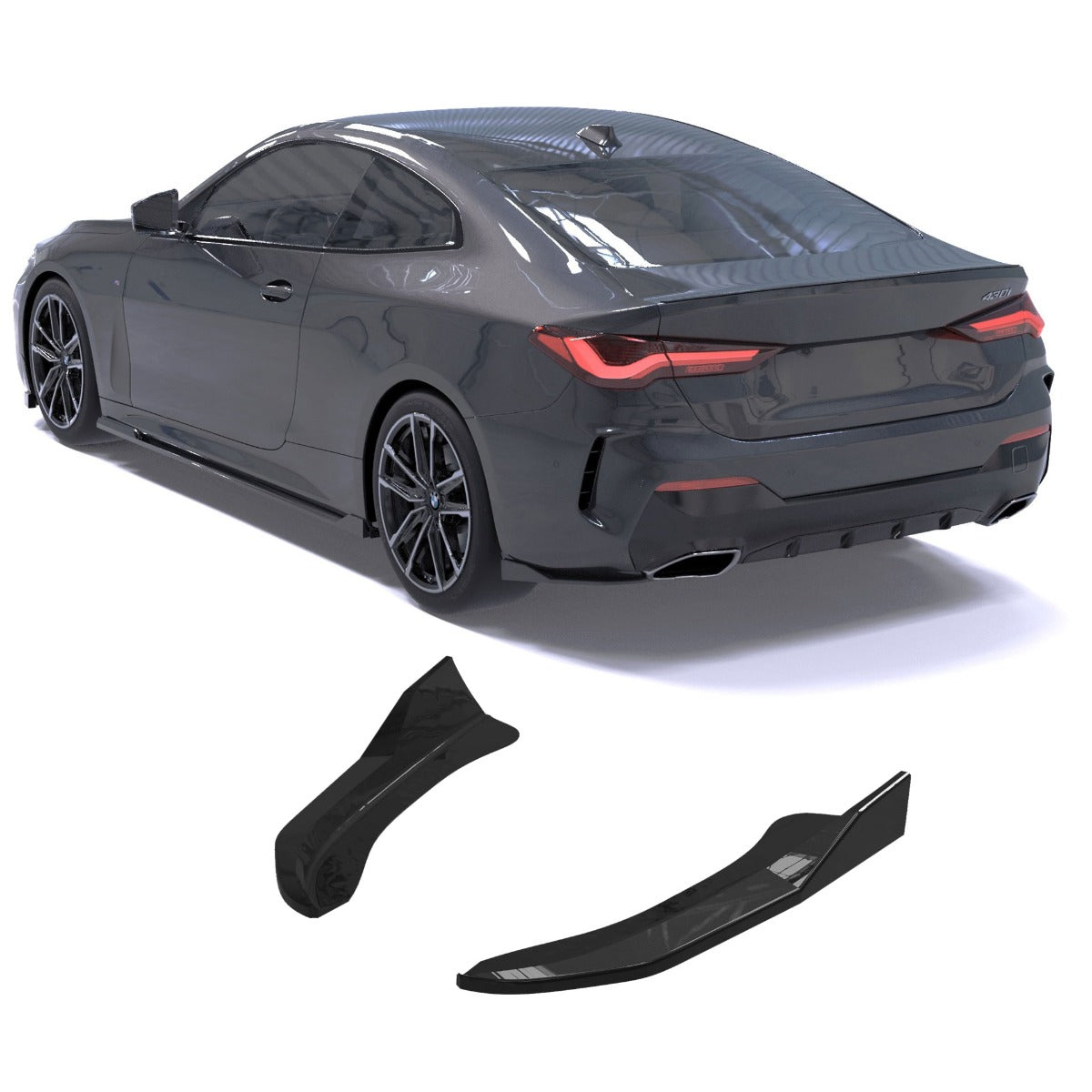 Rear Side Splitters BMW 4 Series G22 / G23 M Sport (2020-2024)
