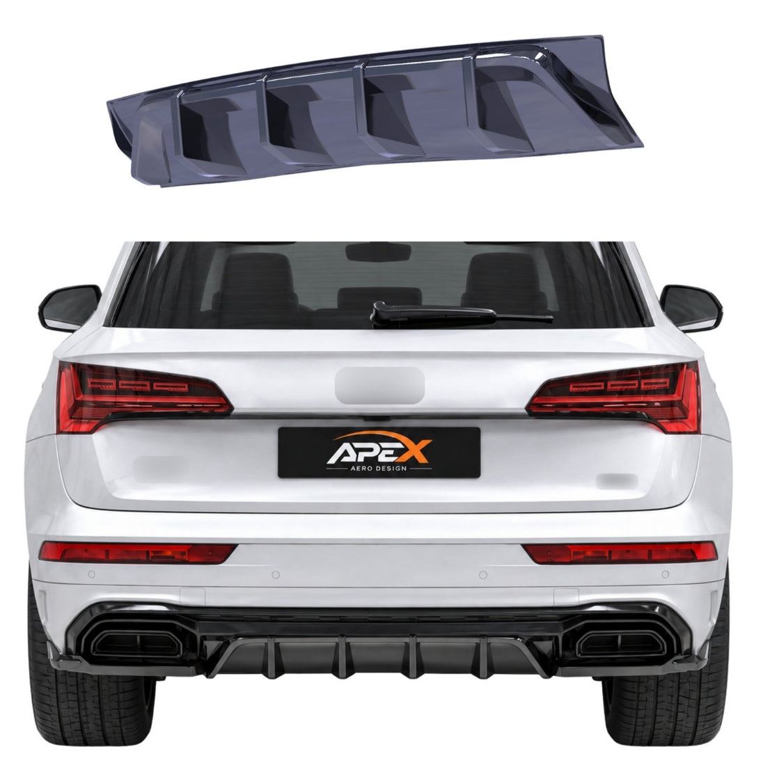 Rear Diffuser Audi Q5 FY SQ5 / S line Facelift (2020-2024)