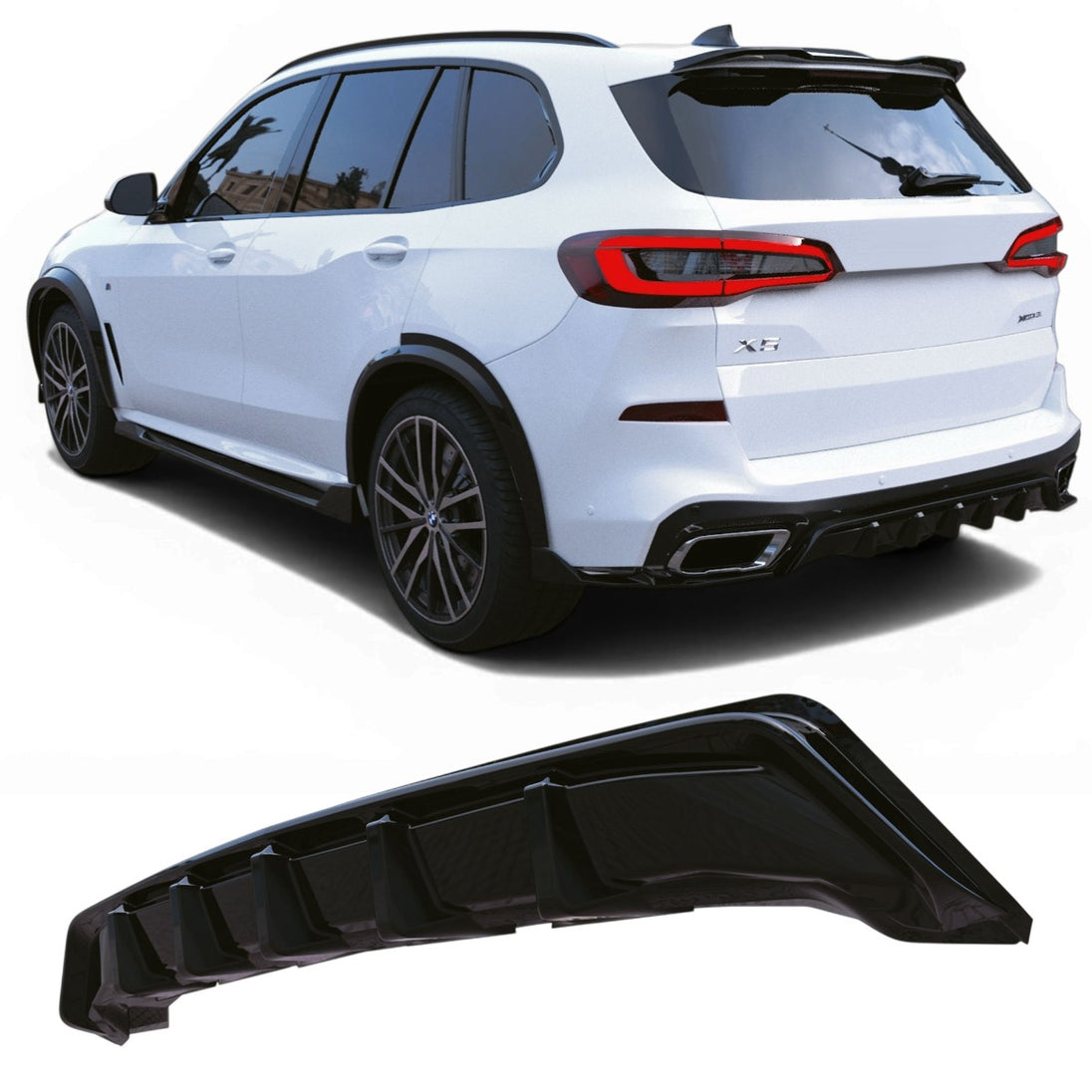 Rear Diffuser BMW X5 G05 M Sport Pre-LCI (2018-2023) – view 2