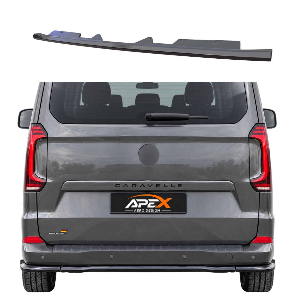 Rear Diffuser Ford Transit Custom MK2 LWB (long wheelbase) (2023+)