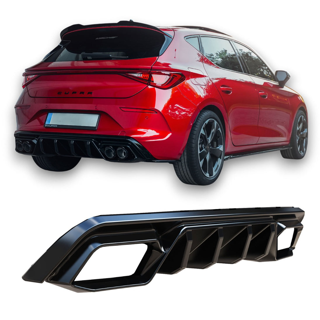 Rear Diffuser Cupra Leon KL (2020-2024) – view 2