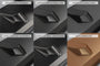 CSR-Automotive ABS surface finishes – black matt, gloss black, carbon look, copper and structured