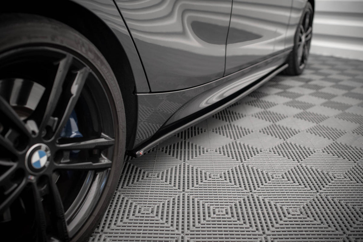Side Skirts Diffusers V.1 for BMW 1 F20 M135i / M140i / M-Pack - Side Skirts Diffusers V.1 - Maxton Design -  BM-1-F20F-M-SD1G