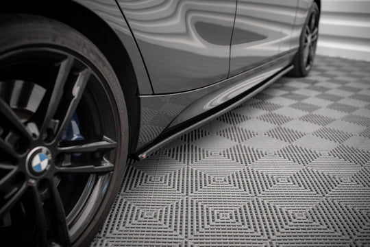 Side Skirts Diffusers V.1 for BMW 1 F20 M135i / M140i / M-Pack - Side Skirts Diffusers V.1 - Maxton Design -  BM-1-F20F-M-SD1G