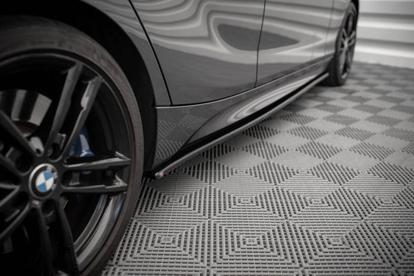 Side Skirts Diffusers V.1 for BMW 1 F20 M135i / M140i / M-Pack - Side Skirts Diffusers V.1 - Maxton Design -  BM-1-F20F-M-SD1G