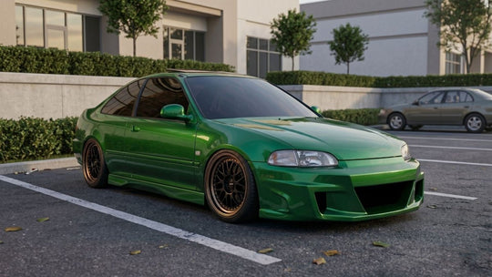 Side Skirts Honda Civic MK5 EJ Coupe Komodo Look 1992-1995 - Embaladeiras - Componor - 0102291