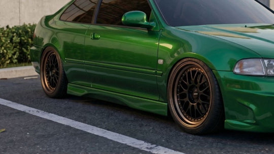 Side Skirts Honda Civic MK5 EJ Coupe Komodo Look 1992-1995 - Embaladeiras - Componor - 0102291