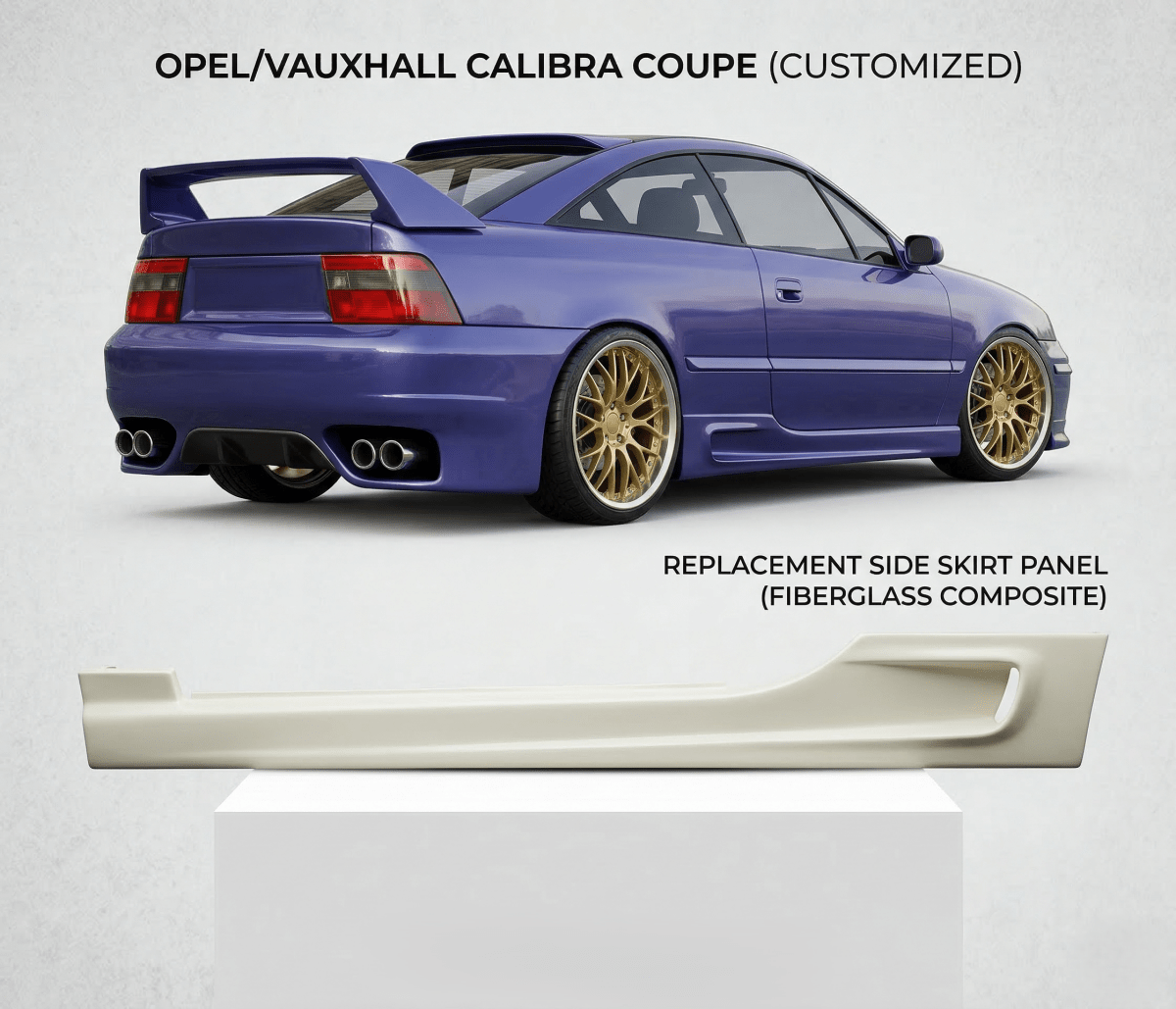 Side Skirts Opel Calibra - Embaladeiras - Componor - 0102432