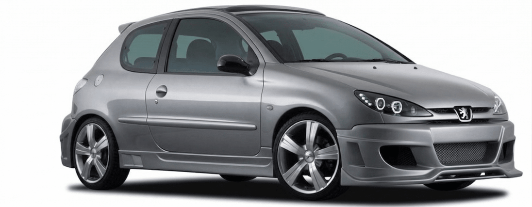 Side Skirts Peugeot 206 - Embaladeiras - Componor - 0102587