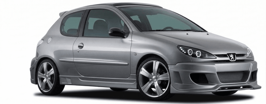 Side Skirts Peugeot 206 - Embaladeiras - Componor - 0102587