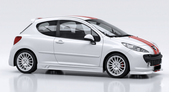 Side Skirts Peugeot 207 - Embaladeiras - Componor - 0102551