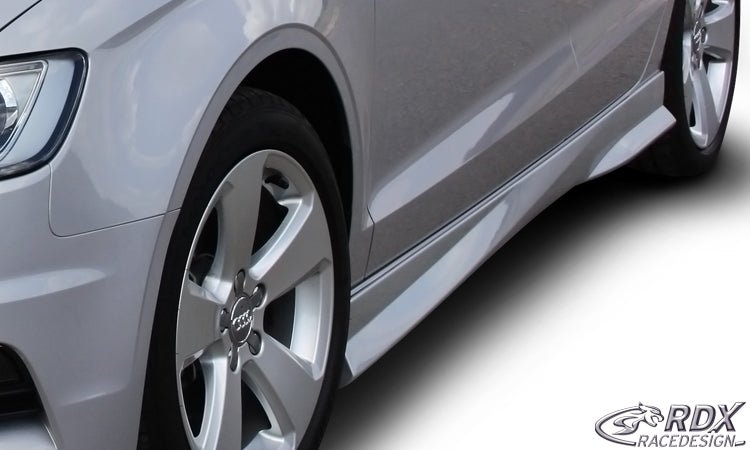 Sideskirts for AUDI A3 8V, 8VA Sportback, 8VS Sedan "Turbo" - RDX - Sideskirts - RDX - RDSL384